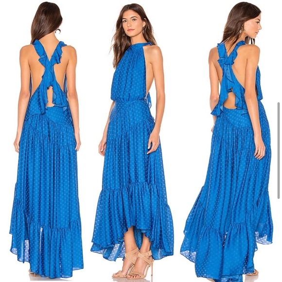 blue formal plus size dress Margaret Evening Gown In Royal Marshalls Long Sleeve Poplin spring24 Color:White